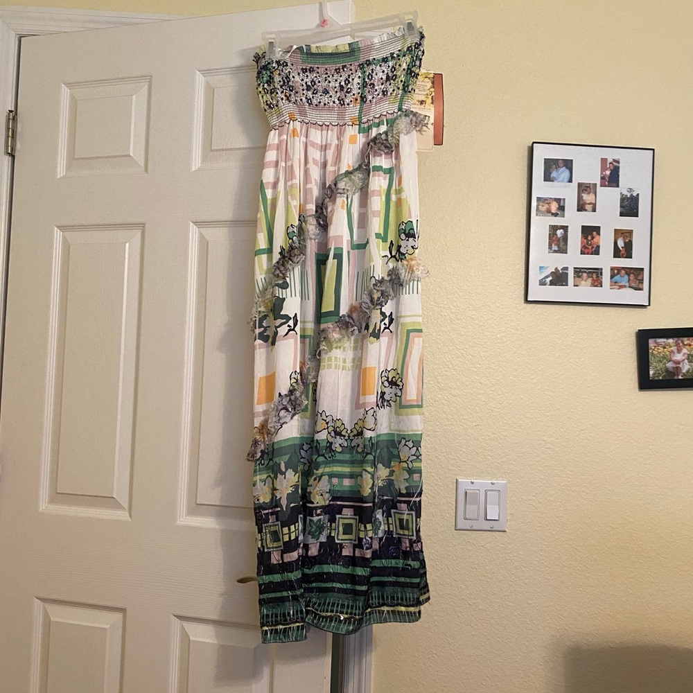 Green Floral Skirt/Dress